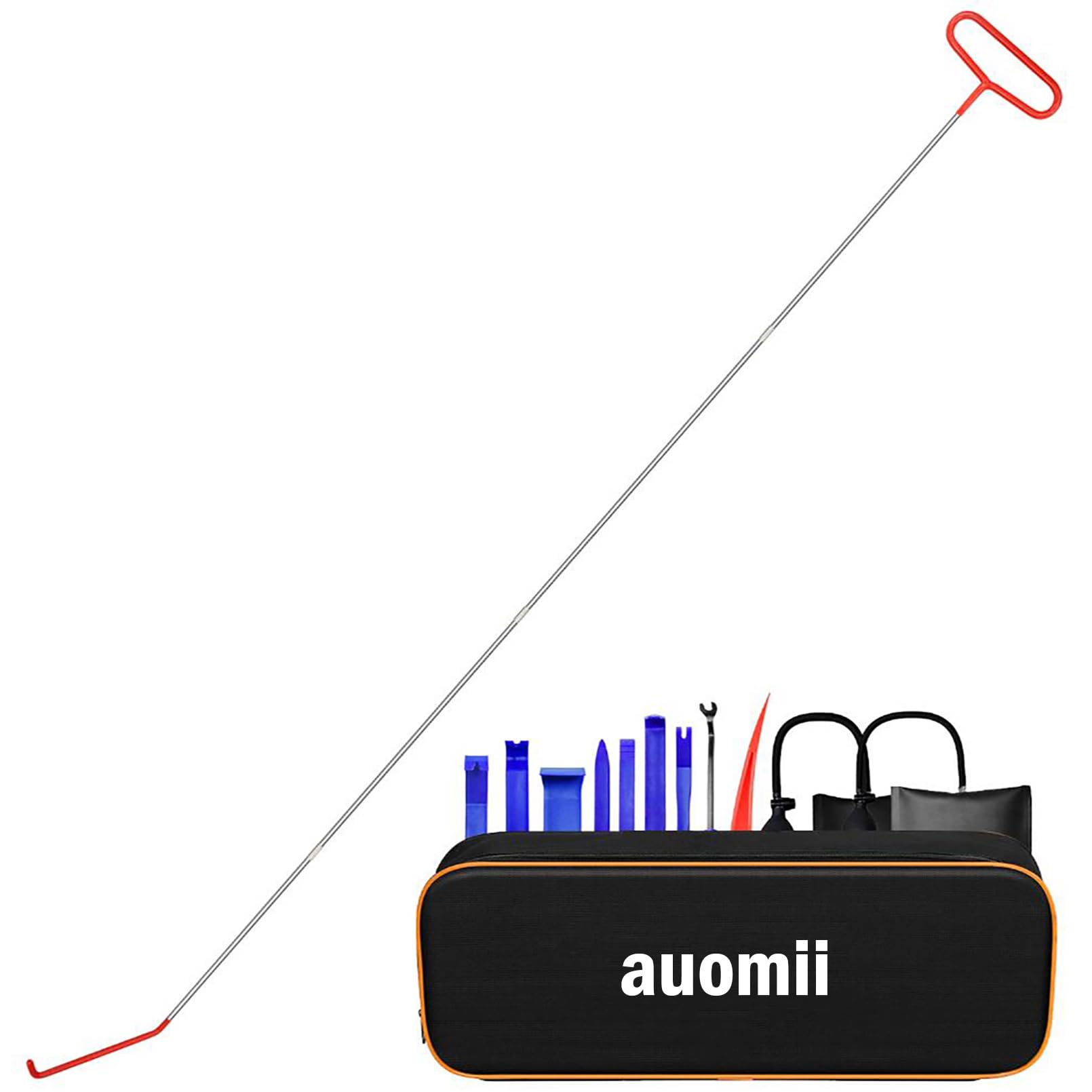 Auomii 18Pcs Tool Sets 67 Inch Long Reach Tool, Emergency Tool, Hand Tools And Home