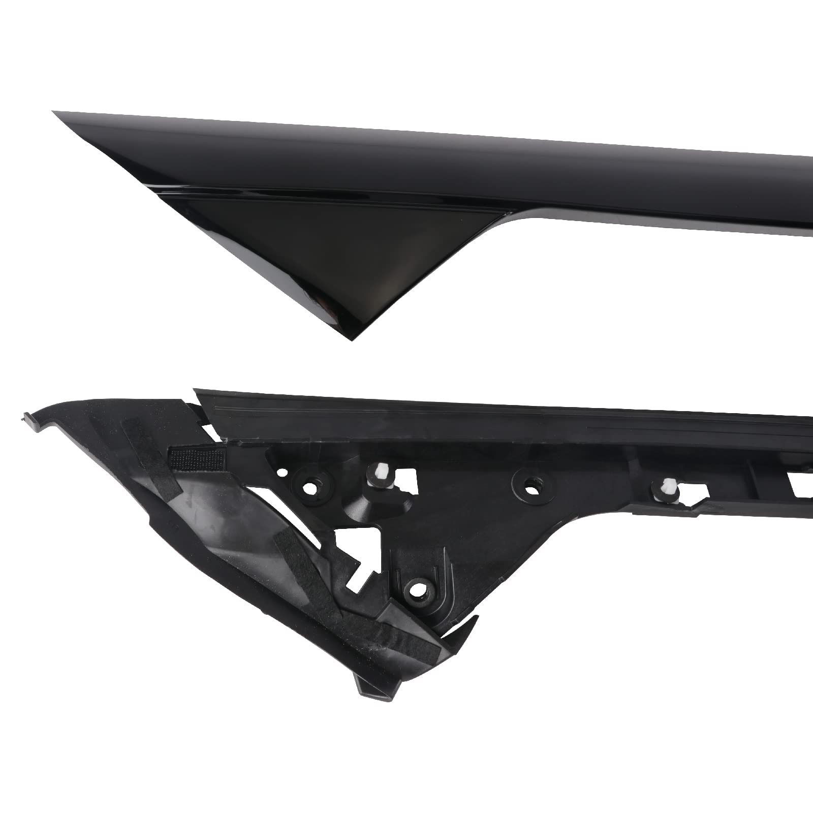 Dolksn A-Pillar Front Molding Windshield Outer Trim W/Side Tape Fit For 2011-2019 Ford Explorer 4 Door Utility Bb5Z7803136Aa Bb5Z7803136Ab Passenger Side (Right)