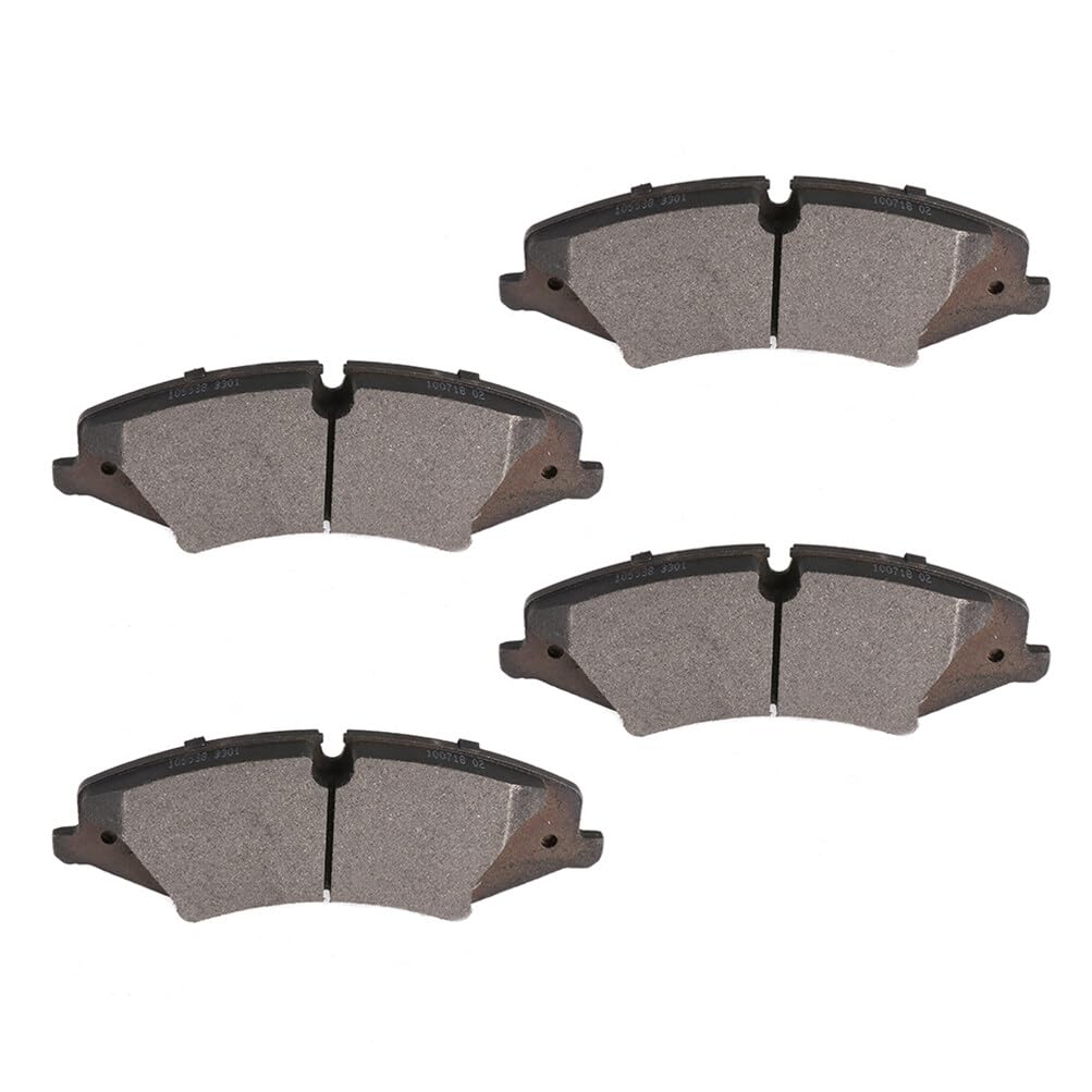 Cciyu D1479 Front Semi-Metallic Disc Brake Pads Kit - 4Pcs For Land, Discovery 17, Lr4 10-16, Range Rover 10-12 14-17, Range Rov