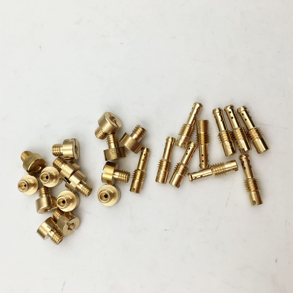 25Pcs Carburetor Main Jet Kit Compatible With Mikuni Vm22 Vm24 125/150/200/250/Dirt Pit Bike Atv