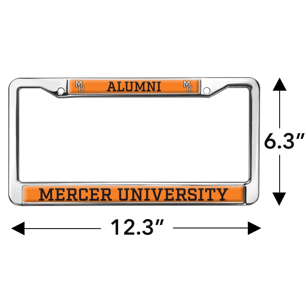 GRAPHICS & MORE Metal License Plate Frame - Mercer University Alumni - Mercer Bears Design