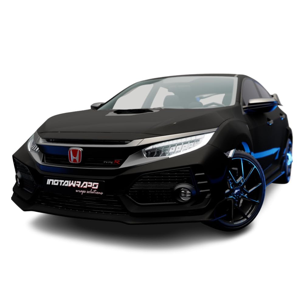 3M Car Wrap Roll 2080 Matte Deep Black | M22 | (Sample 3In X 5In) | Automotive Vinyl Wrap For Cars - Car Interior Wrap & Exterio