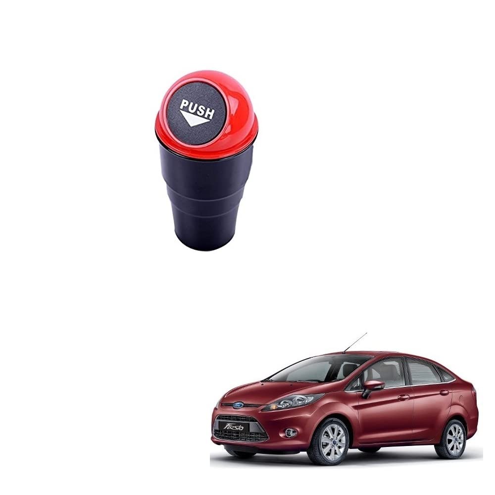 All Purpose Car Trash Bin Garbage Can Holder Dustbin [Radom Color] for Universal Item Suitable for Ford Fiesta