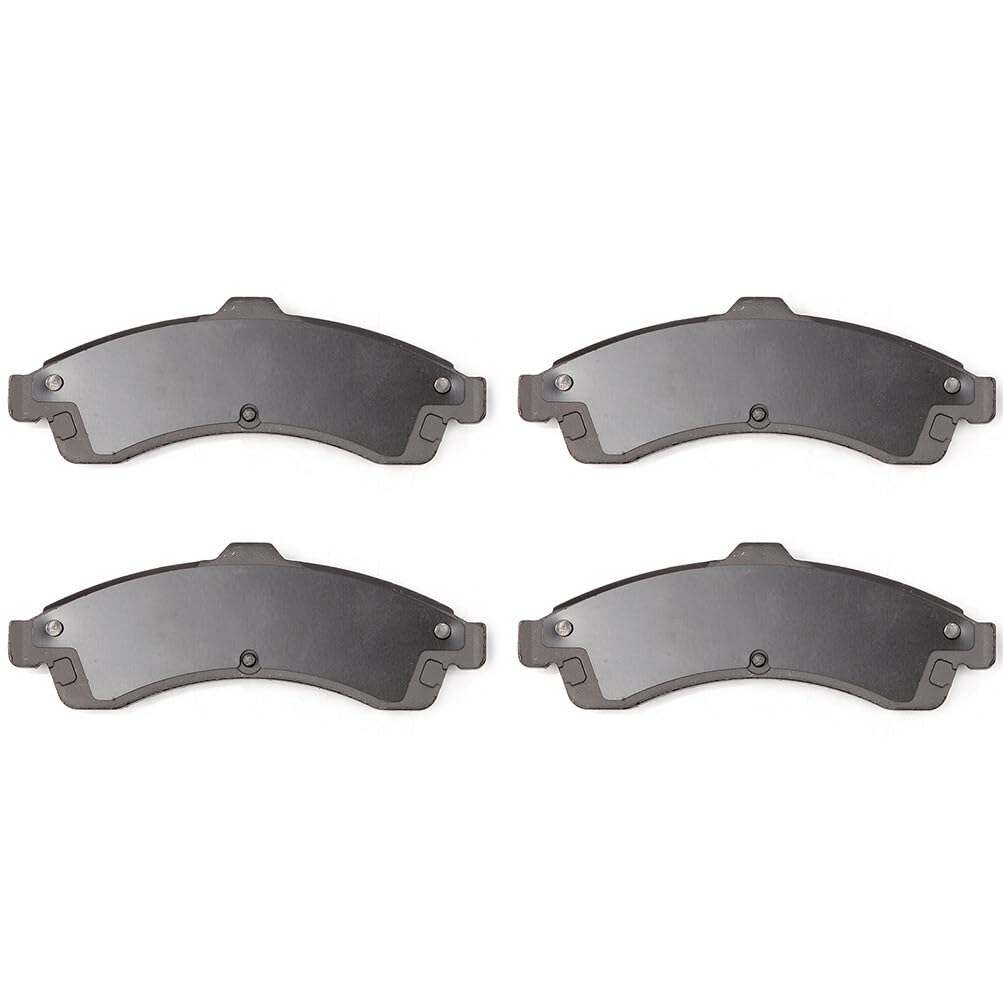 Automuto 4Pcs Front Semi-Metallic Disc Brake Pads Set D882 For Buick Rainier For Chevrolet Ssr Trailblazer Trailblazer Ext For G