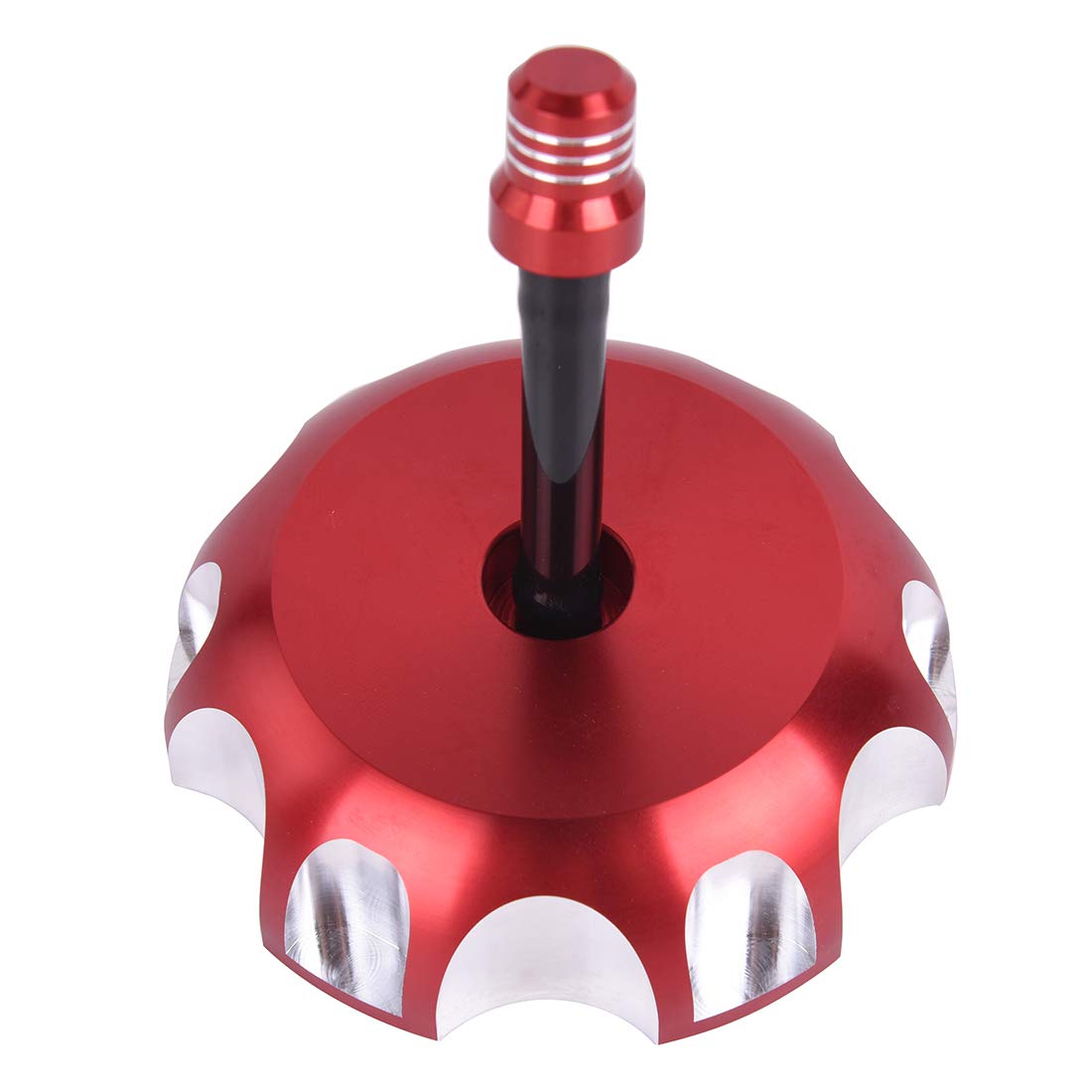 Billet Gas Fuel Tank Cap Cover W/Vent Hose For Trx450R 2006-2012,Trx400Ex Sportrax 400 1999-2014,Trx700Xx 2008-2009,Xr250R 1986-2005,Crf250X 2004-2018,Xr400 1986-2010,Crf450R 2002-2016