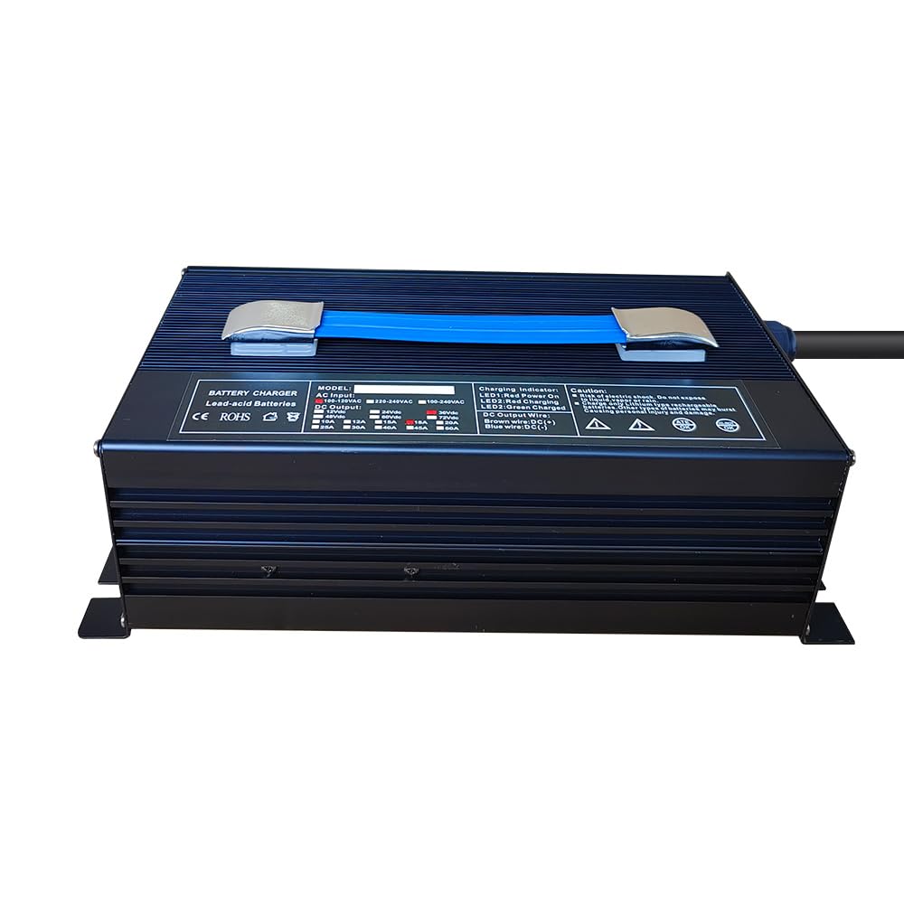Abakoo New 36V 18A Battery Charger For Ezgo Ez-Go Txt 96-Up Golf Cart, Powerwise Style D-Plug