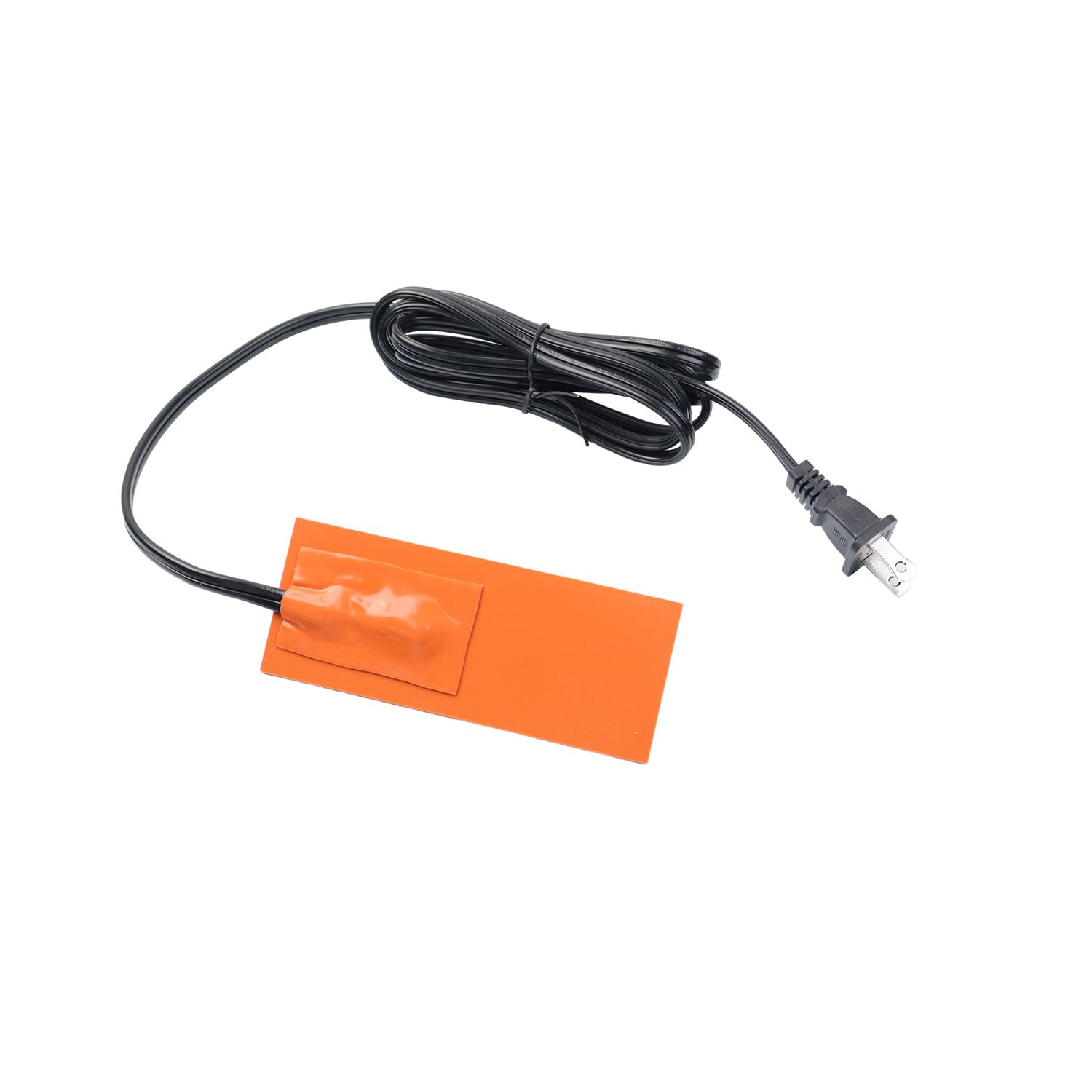 2 X 5In Car Engine Silicone Pad Heater - Self-Adhesive, Oil Pan Heater Pad Car Truck Oil Pan Heater Pad For Metal Surface With 1