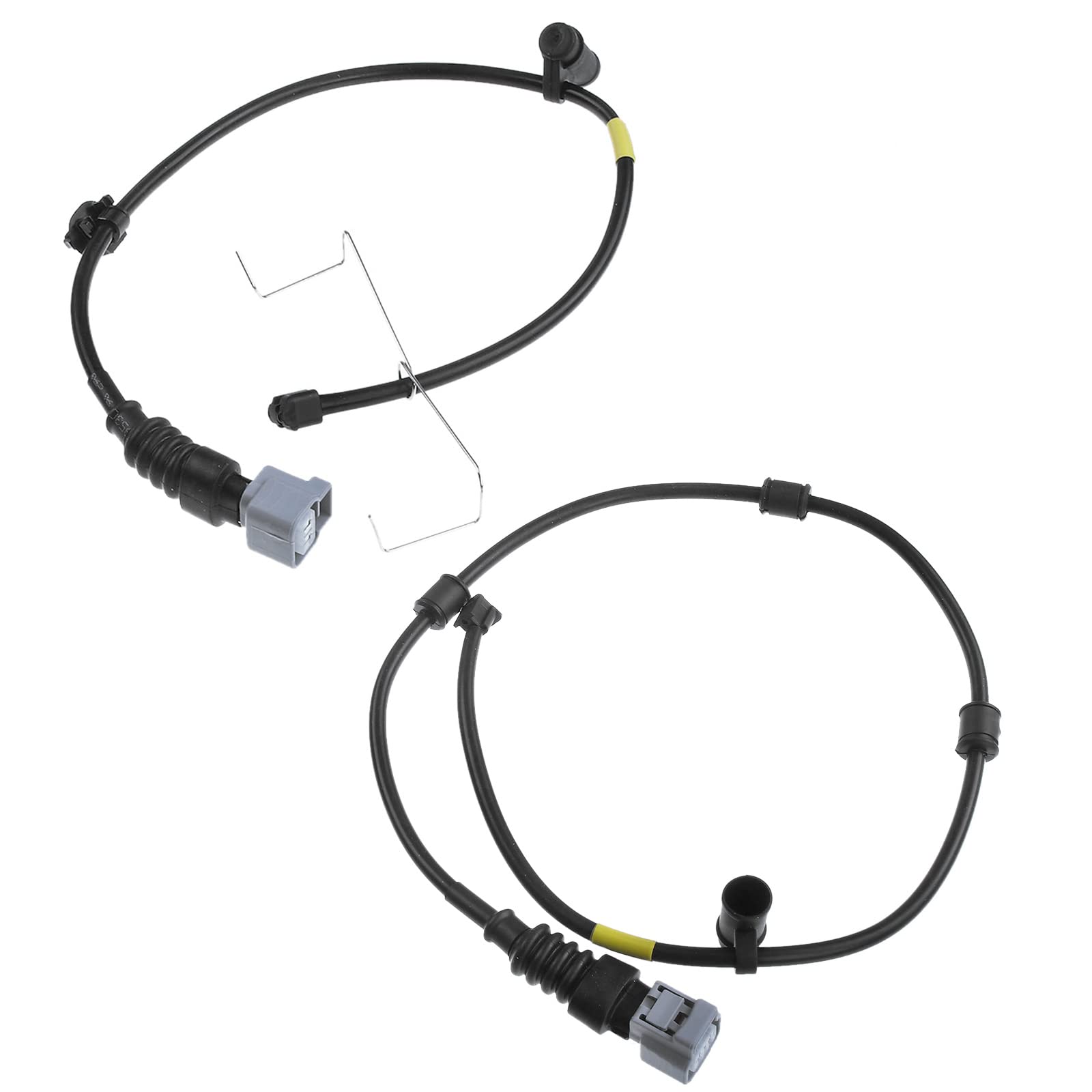 A-Premium Front And Rear Disc Brake Pad Wear Sensors Compatible With Lexus Ls460 2007-2017, Ls600H 2008-2016, V8 4.6L, V8 5.0L, 2-Pc Set