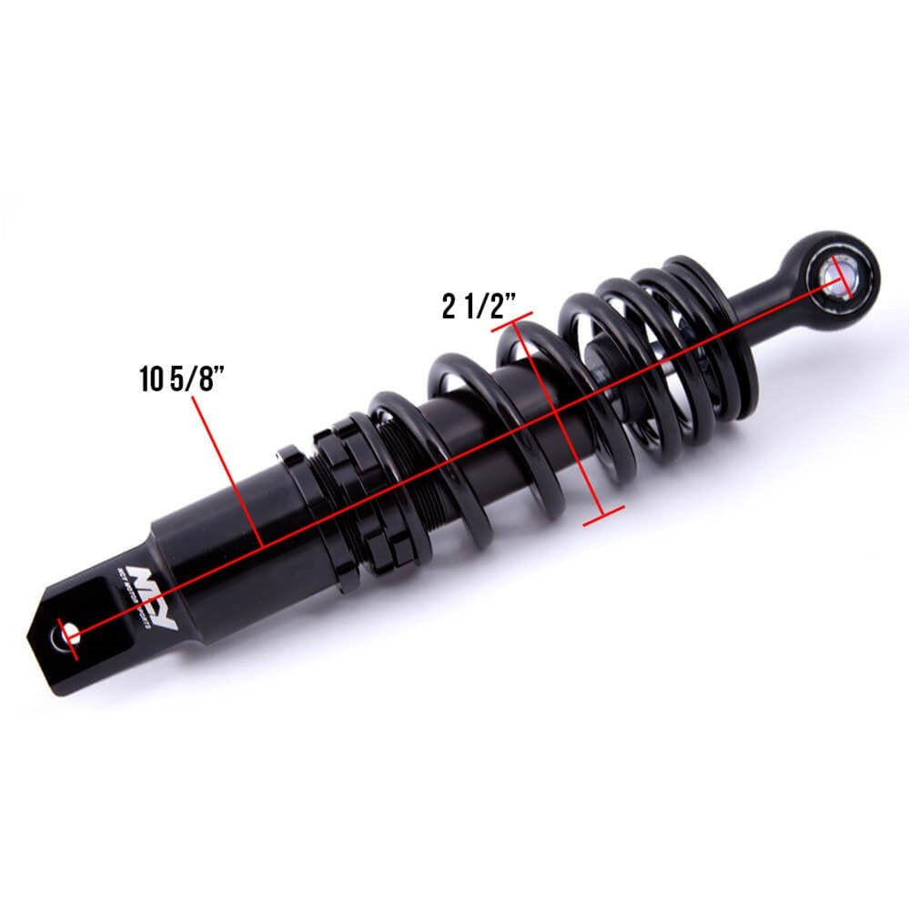 Ncy 1000-1286 Black Performance Shock For The Honda Ruckus 50Cc Scooter