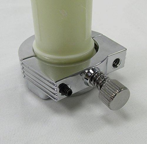 Chrome 1' Single Cable Throttle Assembly: Clamp & Sleeve For Single Throttle Cable Harley Models: 1974-1980 Wide Glide, Super Glide, Fat Bob, Low Rider, Sportster & 1975-1980 Electra Glide, Tour Glide