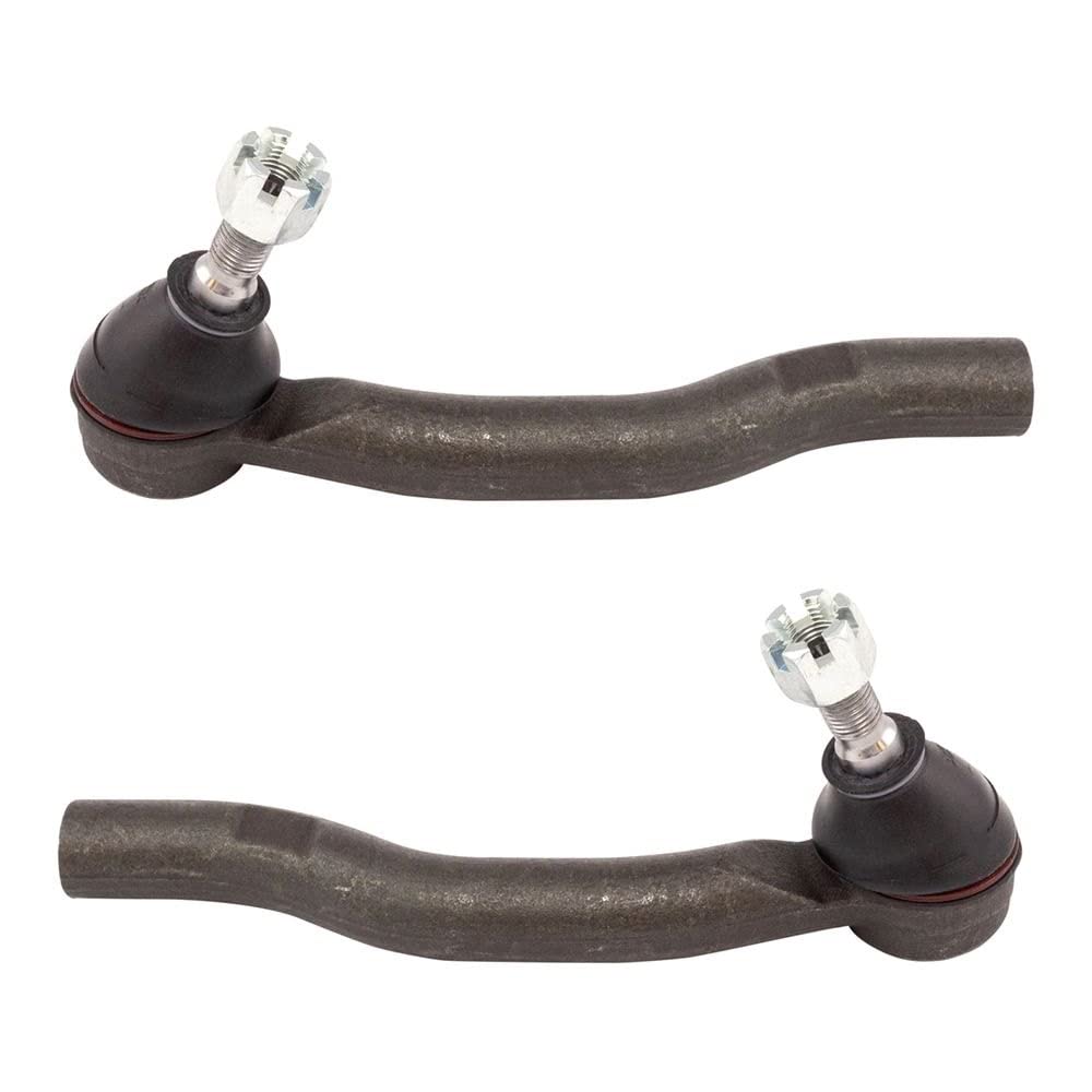 TRQ Front Outer Tie Rod Set Compatible with 2016 Scion iM 2008-2015 xB 2017-2018 Toyota Corolla iM 2012-2017 Prius V