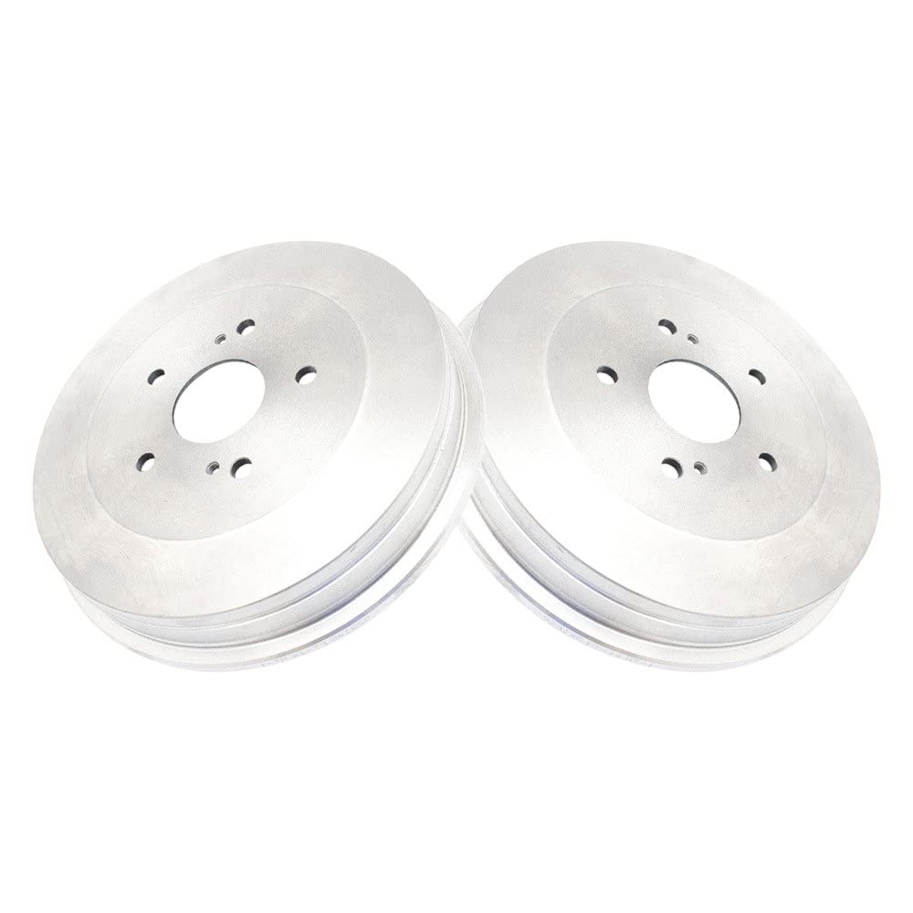 Trq Rear Brake Drum Pair Set Compatible With 2006-2008 Suzuki Grand Vitara