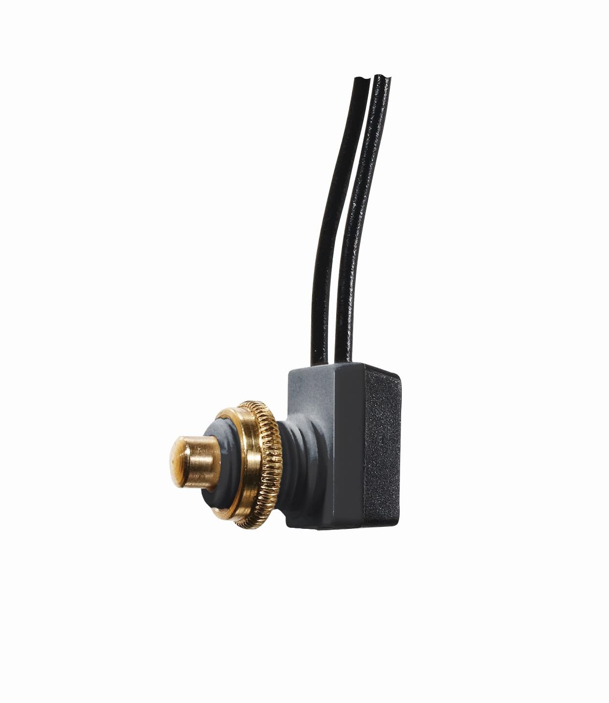 Rv Designer S751, Push Button Switch, 10 Amp, On / Off, Spst, 8 Inch Leads