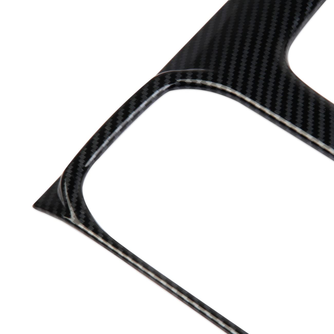 Korlot Carbon Fiber Center Console Gear Shift Cupholder Panel Cover Trim for Nissan Frontier 2022+