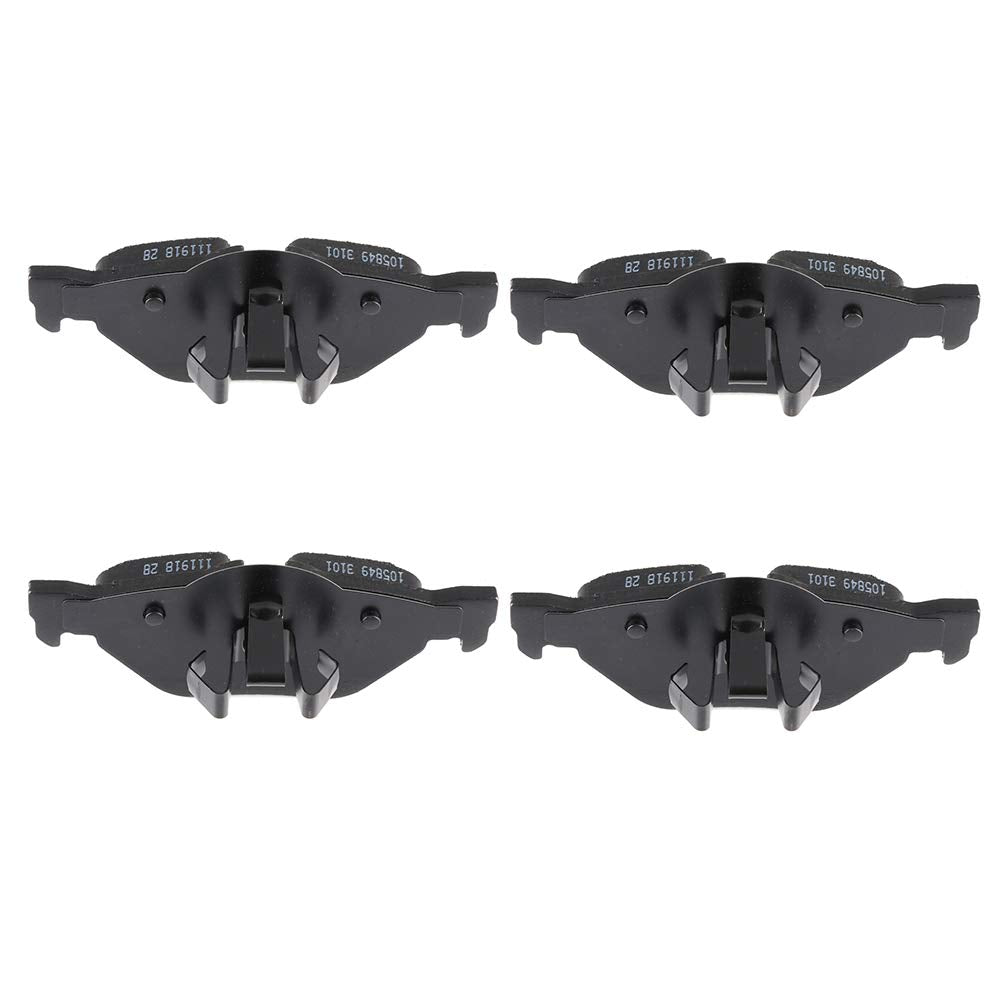 Cciyu D1267 Rear Ceramic Brake Pads Kits 4Pcs Fit For Bmw 128I 06-11 For Bmw 323I 06 For Bmw 325I 325Xi 07-13 For Bmw 328I 09-13