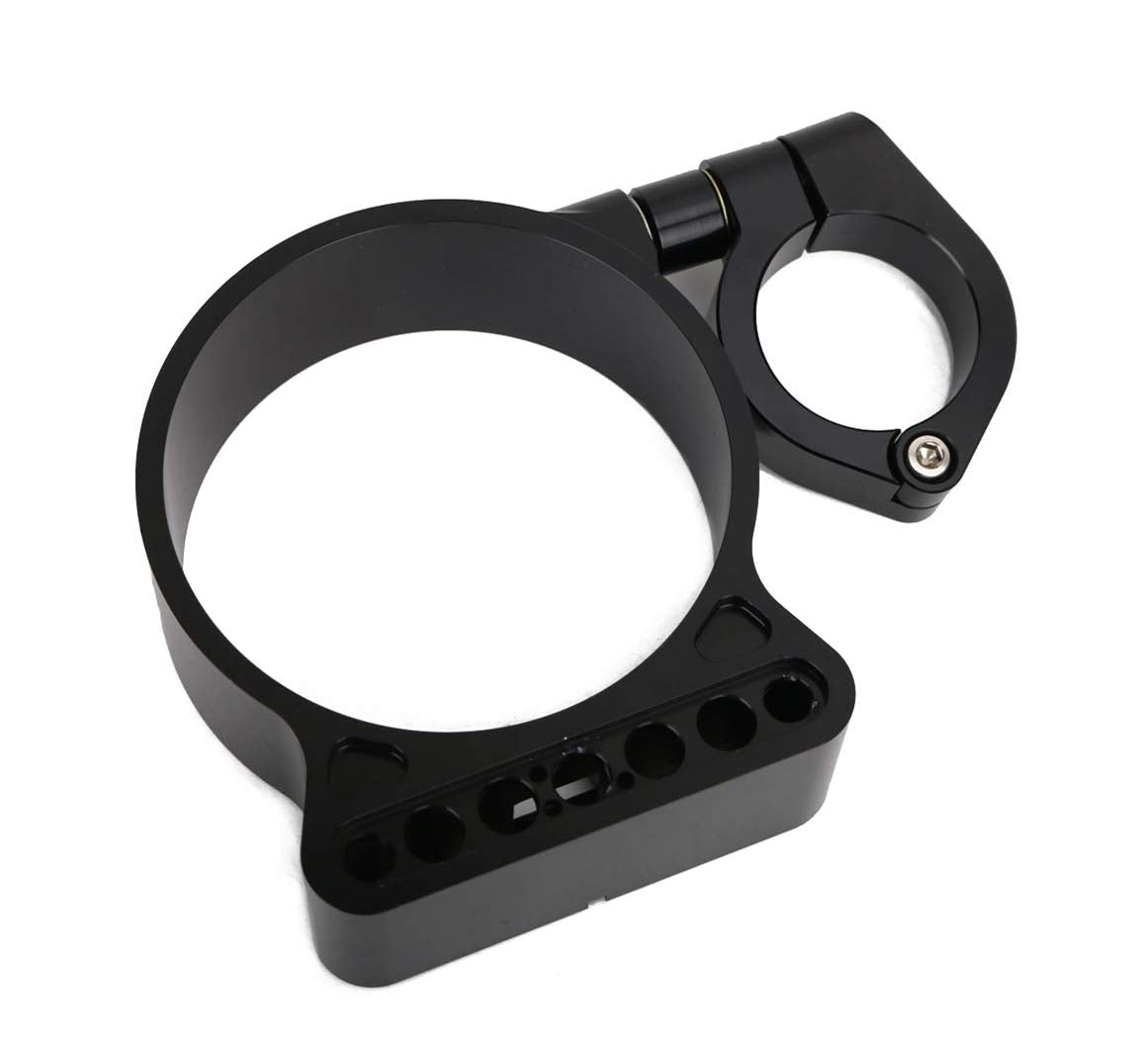 AUFER 39MM Fork Tuber Side Mount Speedometer Relocation Kit Adjustment Odometer Mounting Bracket Compatible with for Sportster X