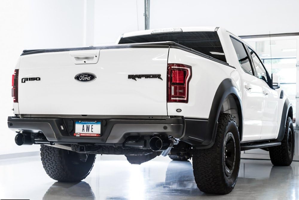 Awe Tuning 2017+ Ford Raptor 0 Fg Performance Exhaust System - W/Diamond Black Tips - 3015-33106