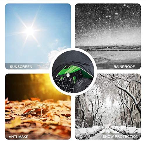 Indeed Buy Waterproof Atv Cover,Small 420D Heavy Duty Quad Cover Protects 4 Wheeler From Snow Rain Or Sun