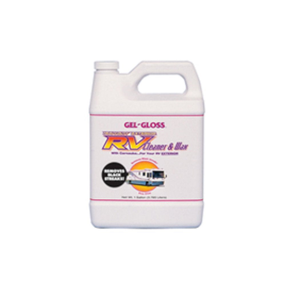 TR Industries CW128 Gel Gloss Heavy Duty RV Cleaner and Wax  1 Gallon