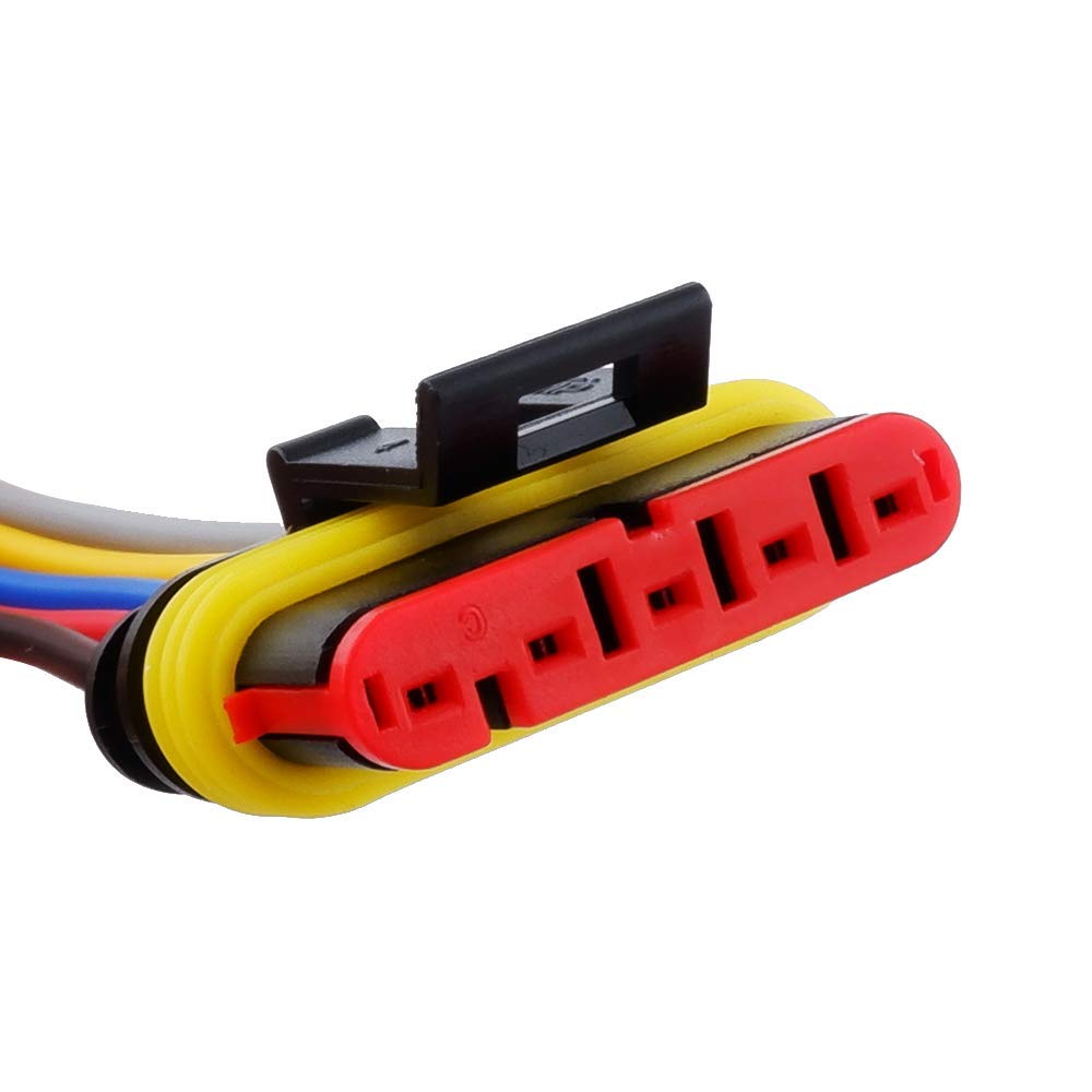 Muyi 5 Sets 5 Pin Wire Connector 18Awg Waterproof Electrical Connectors Kit With 10Cm Pigtail 1.5Mm Series Weatherpack Connector