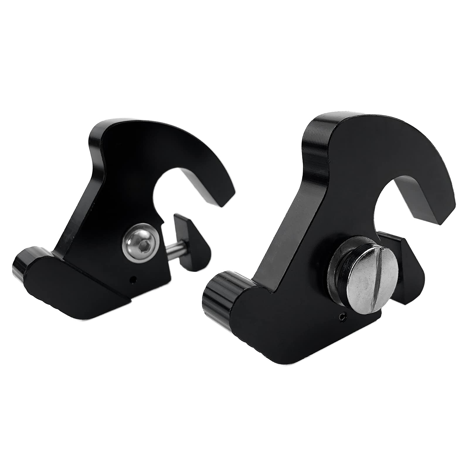 YIMOTO Motorcycle Black Detachable Rotary Sissy Bar Luggage Rack Latch Clips for Harley Davidson Softail Sportster 883 1200XL To