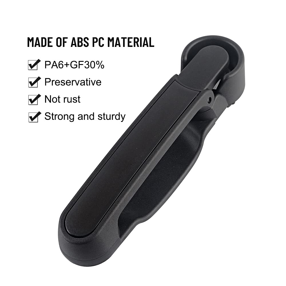 Door Handles Kit & Tailgate Handle For 2007-2018 Jeep Wrangler Jk Jku No Button Pressed Release 3Pcs