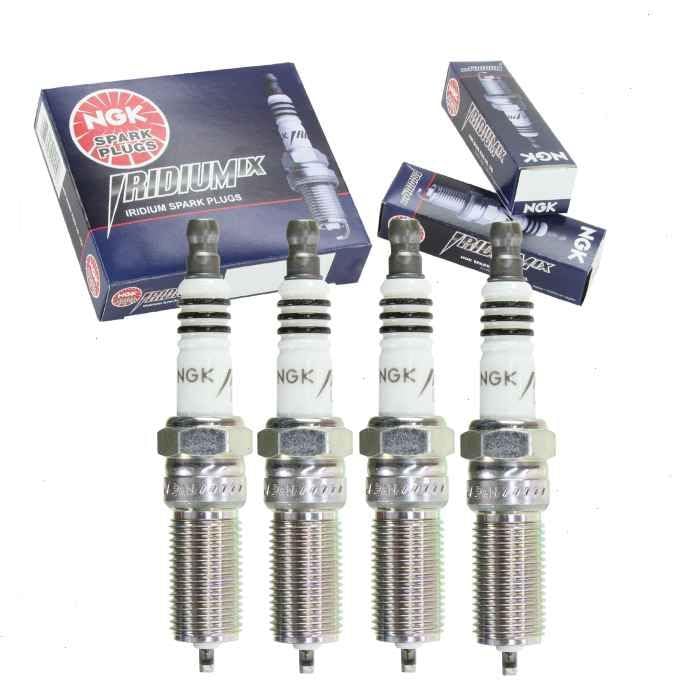 4 pc NGK Iridium IX Spark Plugs compatible with GMC Terrain 2.4L L4 2010-2017