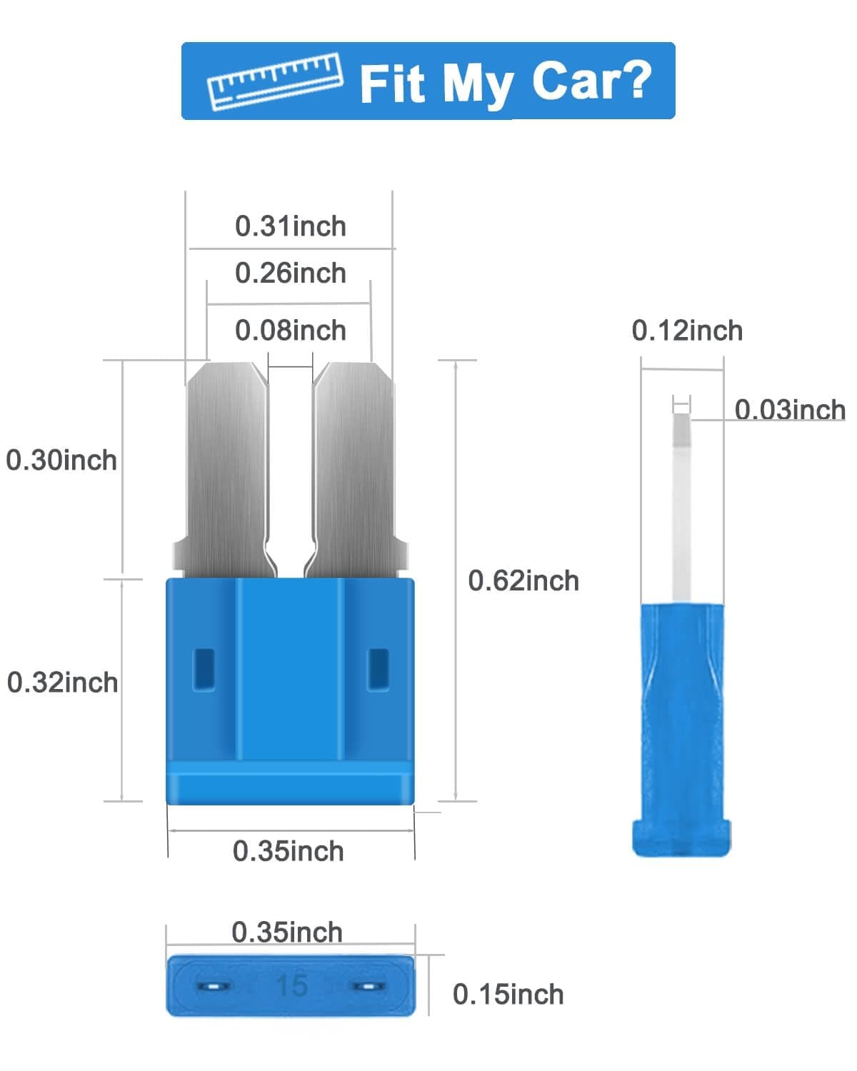 126Pcs Micro Fuses Assortment Kit - Micro2 Atr Blade Fuses Automotive For Car, Boat, Rv, Truck, Suv Replacement (5A, 7.5A, 10A,