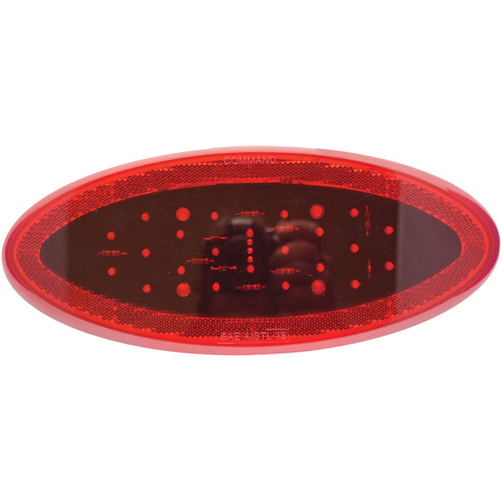 Fasteners Unlimited 003-85 Surface Mount Oval Elliptical Led Stop/Tail/Turn Light - Light Only