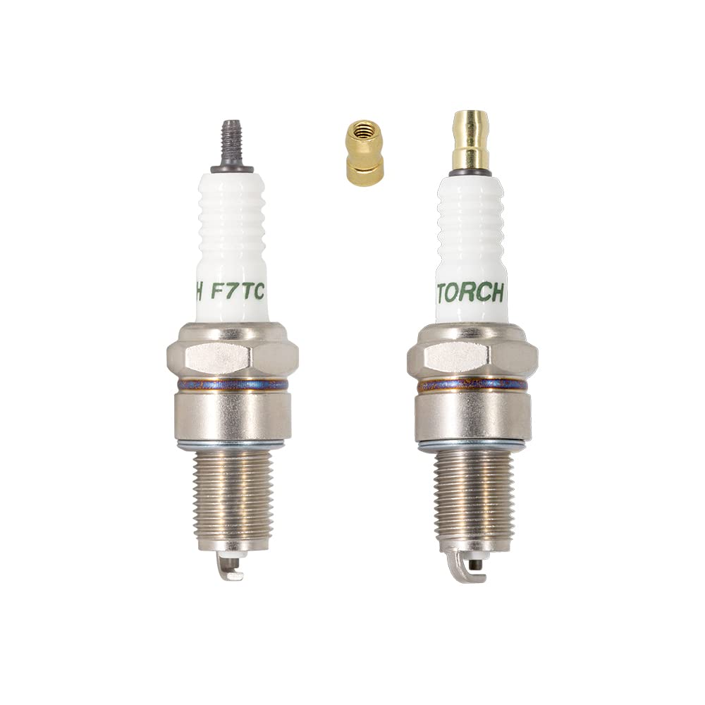Pk2 Torch F7Tc Spark Plug Replace For Ngk 3785 Bp7Es Spark Plug, Compatible With Gx120 160 200 240 270 340 390 Generator Lawnmow