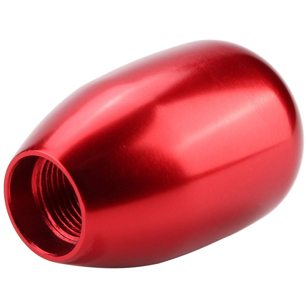 Qiilu Universal Shifter Knobs, Car 6 Speed Manual Gear Shift Lever Knob Stick Head, Shifter Knob(Red)