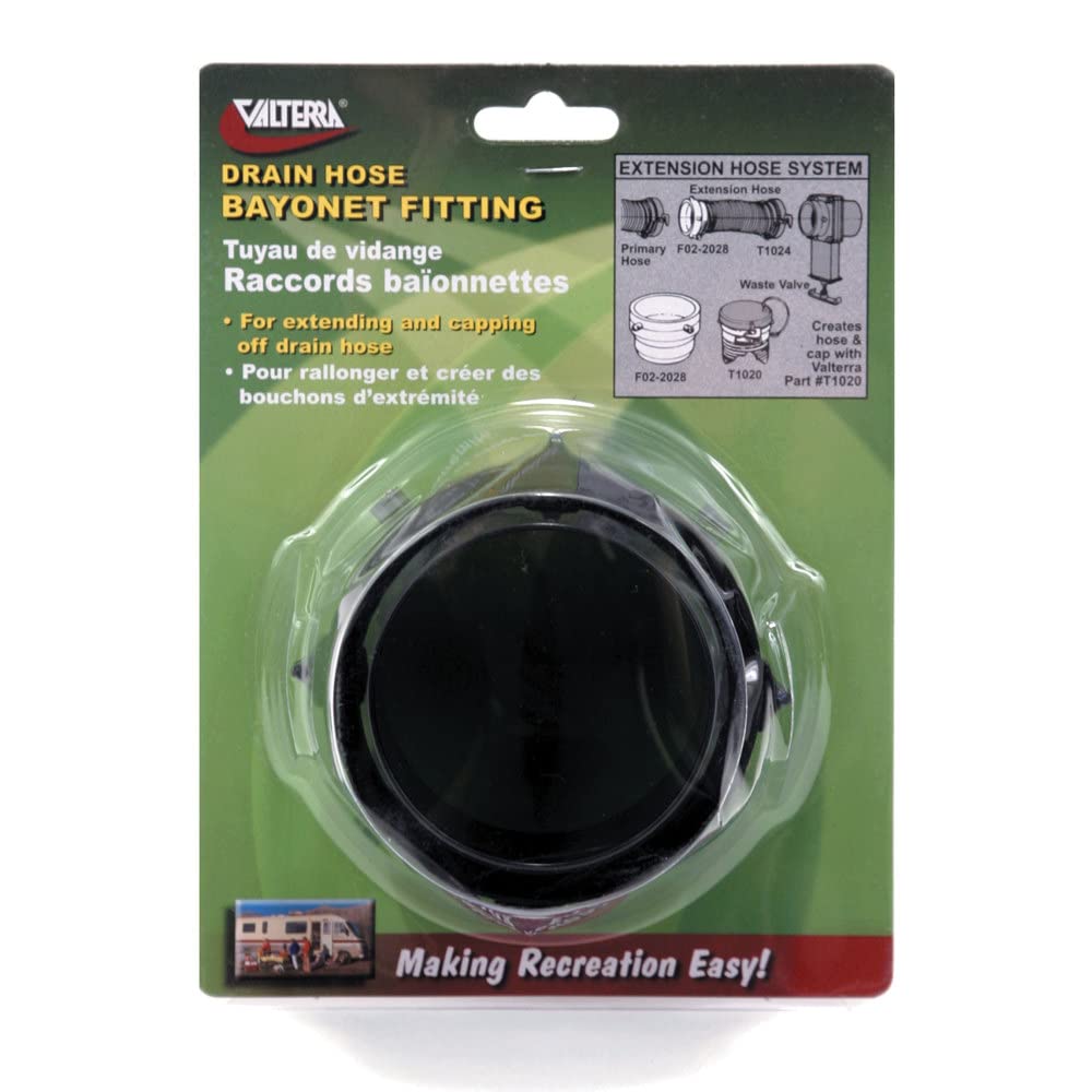Valterra F02-2028Vp Rotating Bayonet Hose Fitting , Black