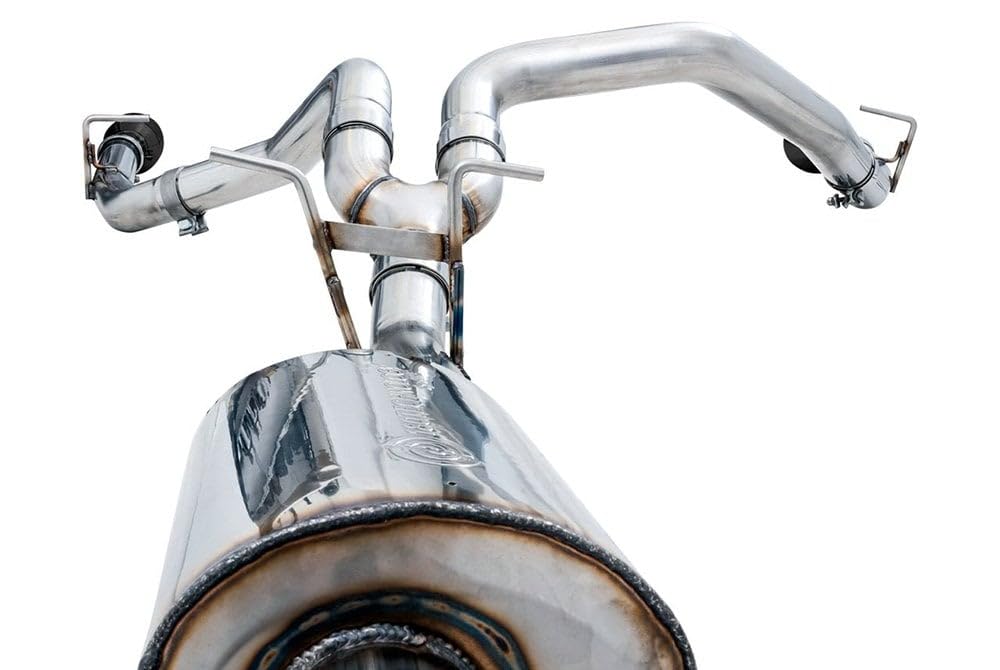 AWE Tuning Cat-Back Exhaust for 19-21 RAM 1500 5.7L - Dual Rear Exit, Diamond Black Tips, Model 3015-33006, One Size