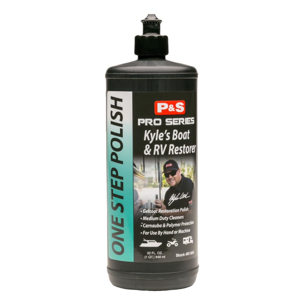 P & S PROFESSIONAL DETAIL PRODUCTS - Kyle's Boat & RV Restorer - Gelcoat Restoration Polish, Enhances, Moisturizes, and Brighten