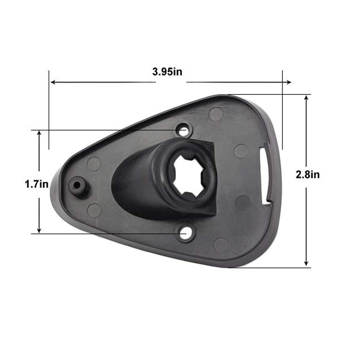 Partsam 5X Black Smoke Lens Cab Roof Marker Running Lamps w/White LED Lights Compatible with Ford F150 F250 F350 F450 F550 F650