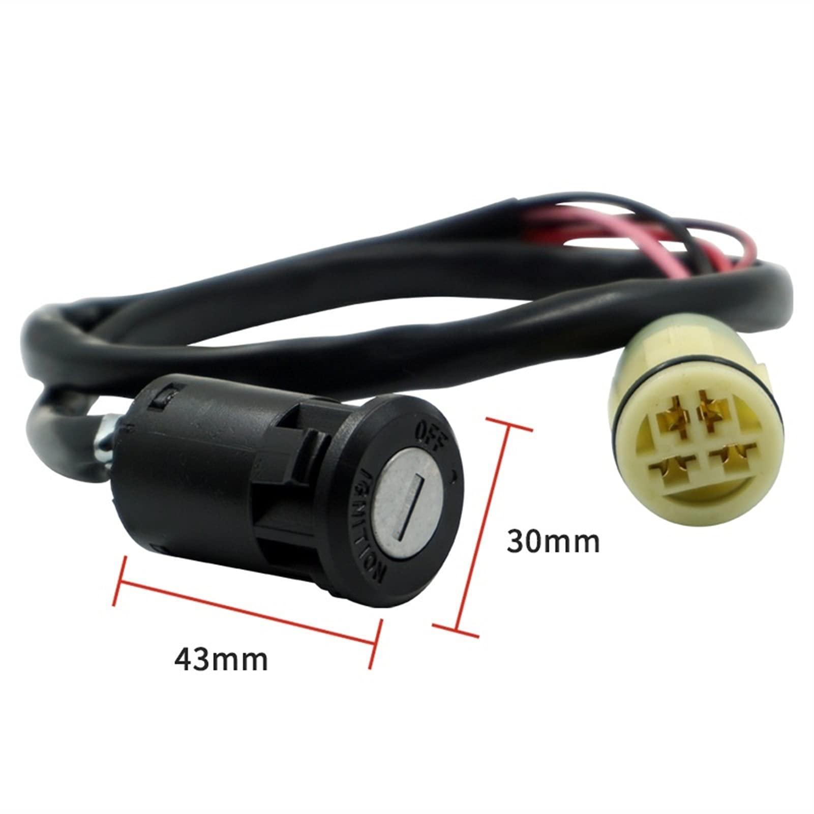 XDF Ignition Switch Key compatible For Honda Foreman Rancher 500 TRX500 2007-2014,Rincon 650 2003-05,Rincon 680 2006-2018,Ranche