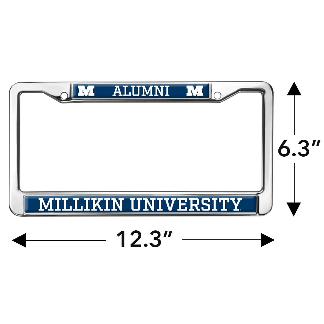 Millikin University Alumni Full Size Standard License Plate Metal Frame