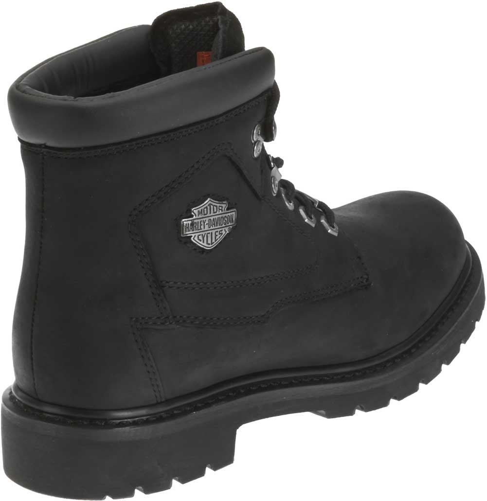 Harley-Davidson Men's Badlands Leather Motorcycle Boots, Size 9.5, Black, Model D91005