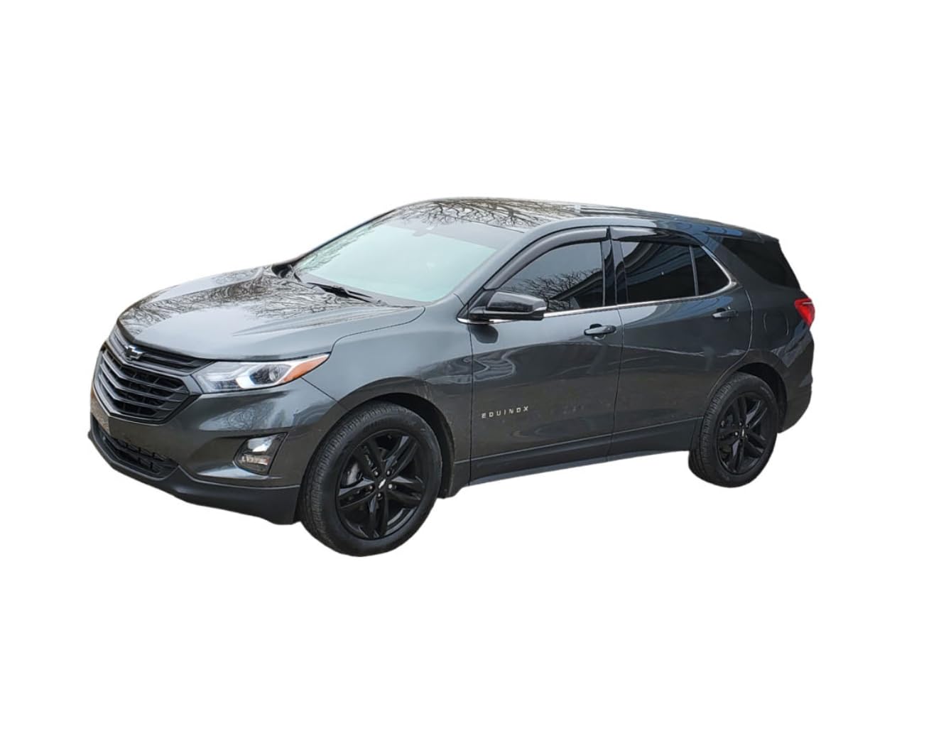 2018-2024 Tape-On Rain Guards For Chevrolet Equinox (Chevy) Side Window Deflector Visors Extra Thick Vent Shades L Ls Lt Premier