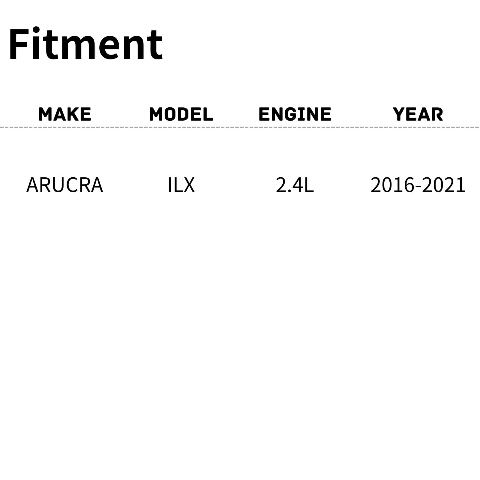 TYG Upgraded Cooling Fan Assembly for 2016-2022 Acura ILX 2.4L | Racing-Level OE Replacement Engine Radiator for 19015-R4H-A01 |