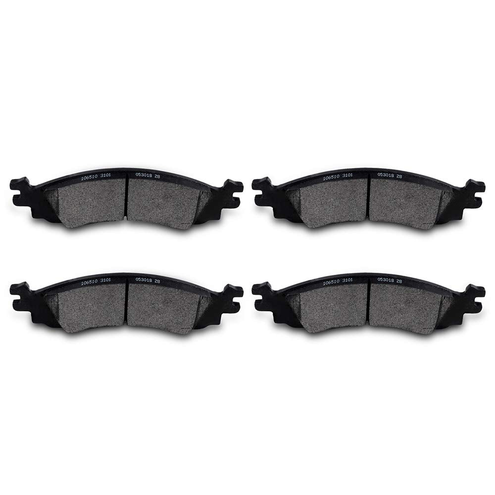 Cciyu Ceramic Front Brake Pad Set Fit For 2006-2010 For Ford Explorer,2007-2010 For Ford Explorer Sport Trac,2010-2012 For Ford