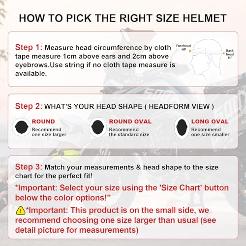 Triangle Full Face Motorcycle Helmets,Off-Road Motocross Helmet For Men & Women,Dual Visor With Internal Tinted Sunshield,Open F