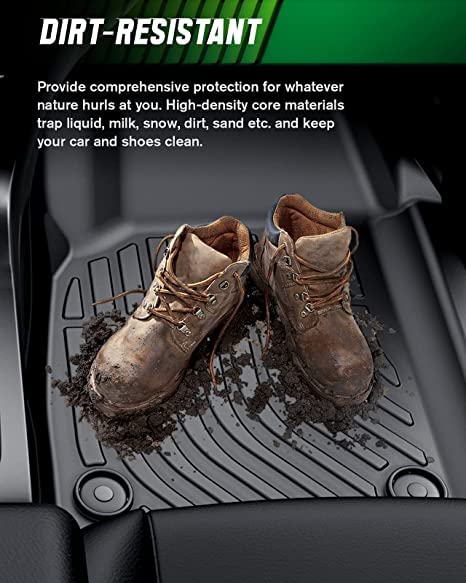 Viwik Car Floor Mats For Toyota Tacoma 2005-2011, Automotive All Weather Floor Liners For Toyota Tacoma, Tpe Rubber Car Mats Fro