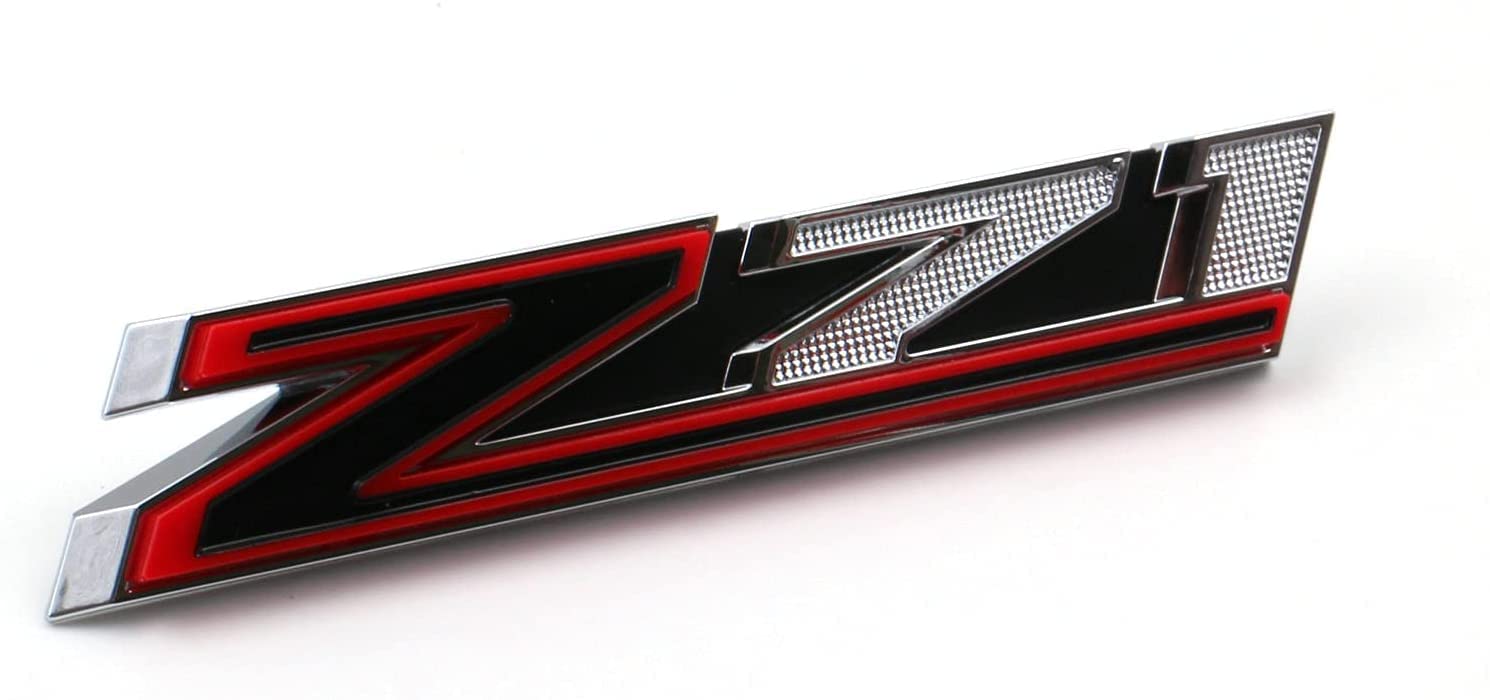 1 Oem Grille Z71 Front Emblem 3D Badge Compatible With 2019-2025 Silverado Tahoe Suburban Rst 1500 Hd 2500 Hd 3500Hd 84384428 (C
