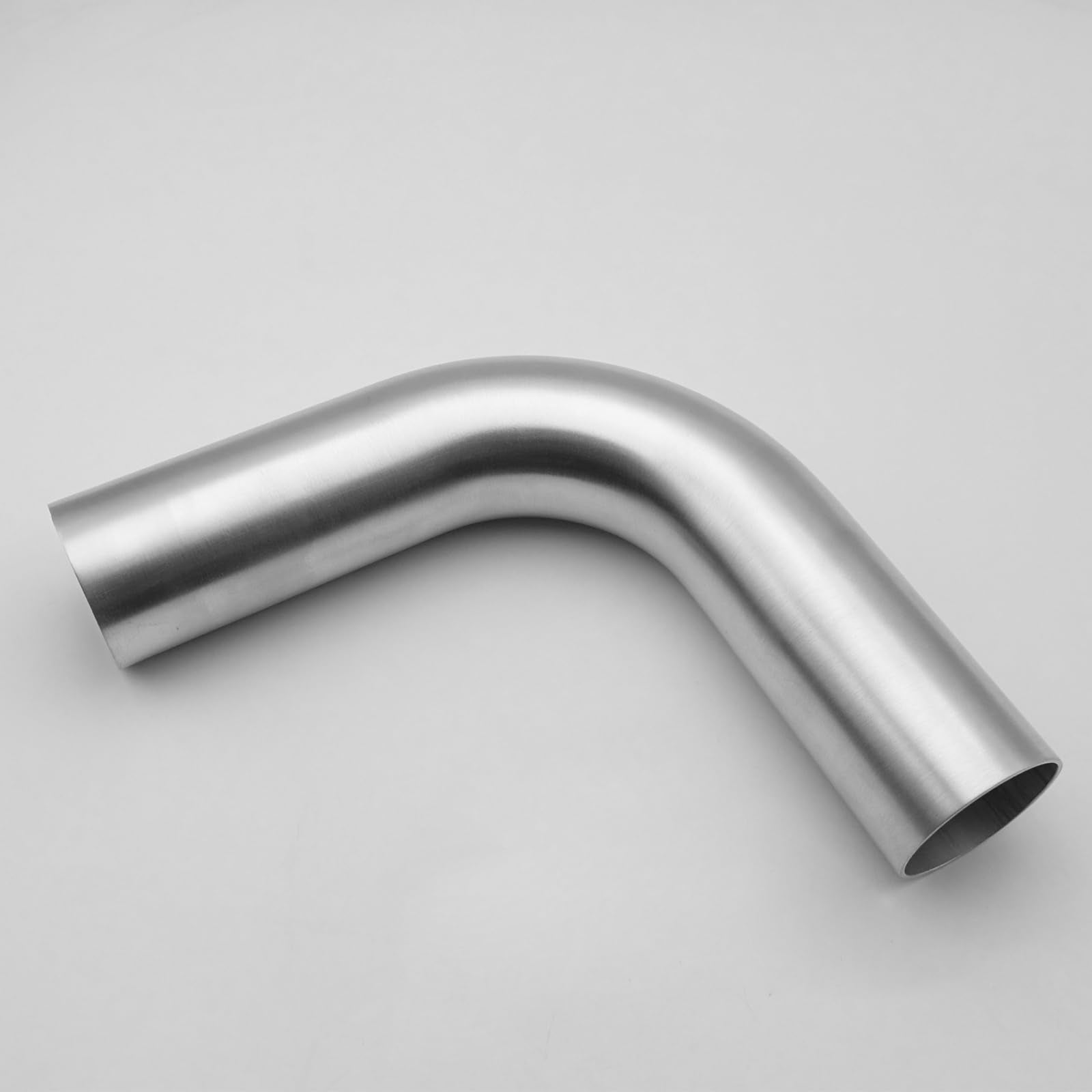 Ac Performance 2.5'' (63Mm) Od 90 Degree Aluminum Elbow Intercooler Pipe Air Intake Tube, 1.5D Radius, Brushed Finish