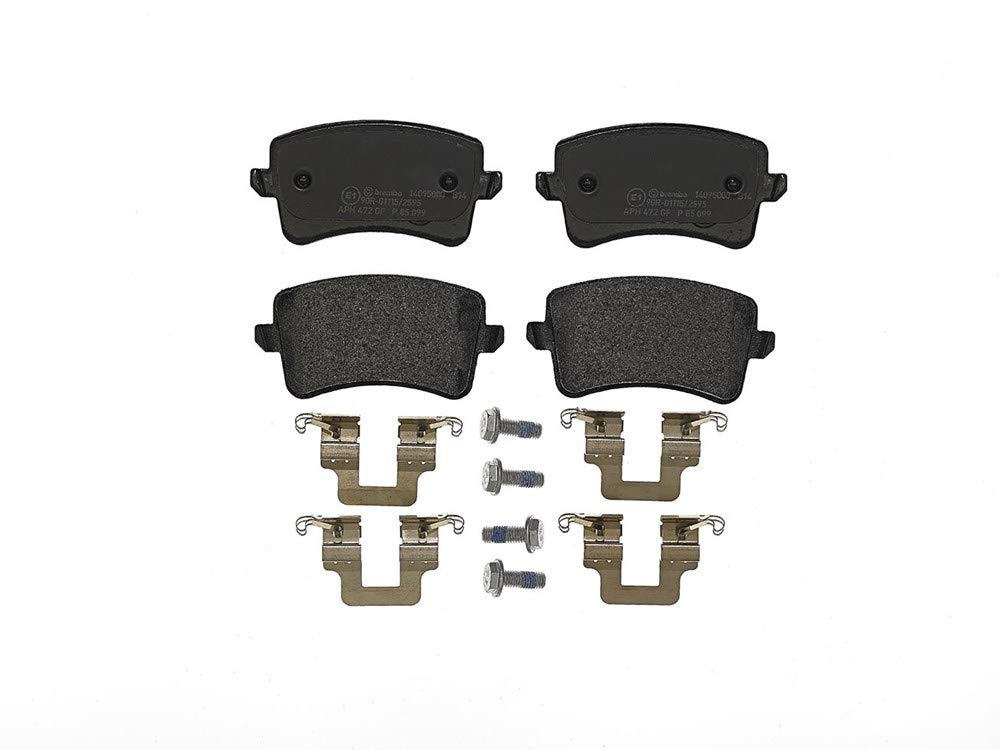Brembo P85099 Low-Met Rear Disc Brake Pad Set Audi Oe# 8K0698451B