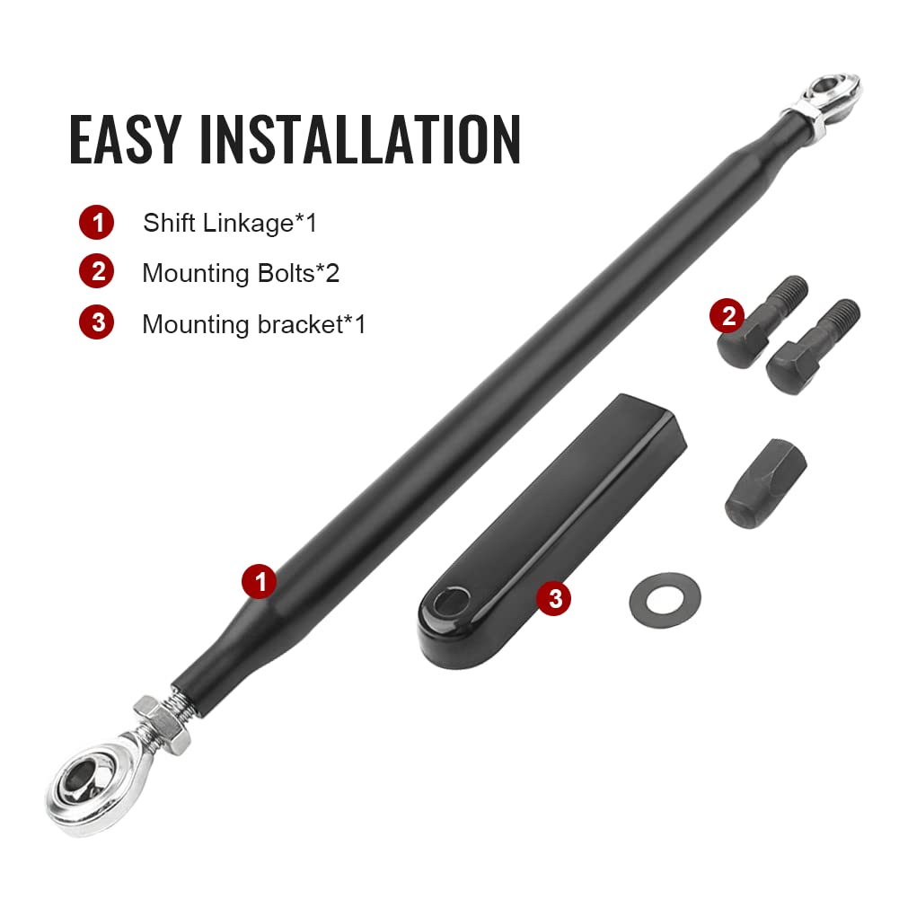 Newsmarts Cnc Gear Shift Linkage Shifter Replacement For Harley Davidson Road Street Dyna Softail Touring Electra Glide Road King 1980-2020