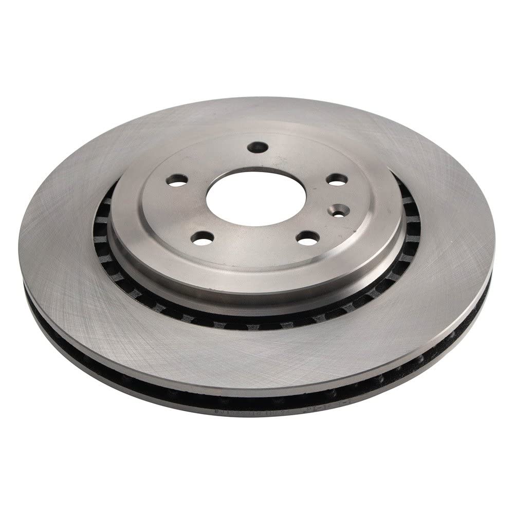 Trq Rear Brake Rotors Set Vented Compatible With 2014-2019 Chevrolet Corvette