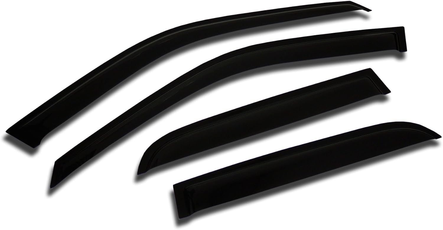 Ig Window Visor For Toyota Venza 2021-2024, Rain Guard Tape-On Extra Durable Sun Wind Side Vent Window Deflector Mugen Style, 20