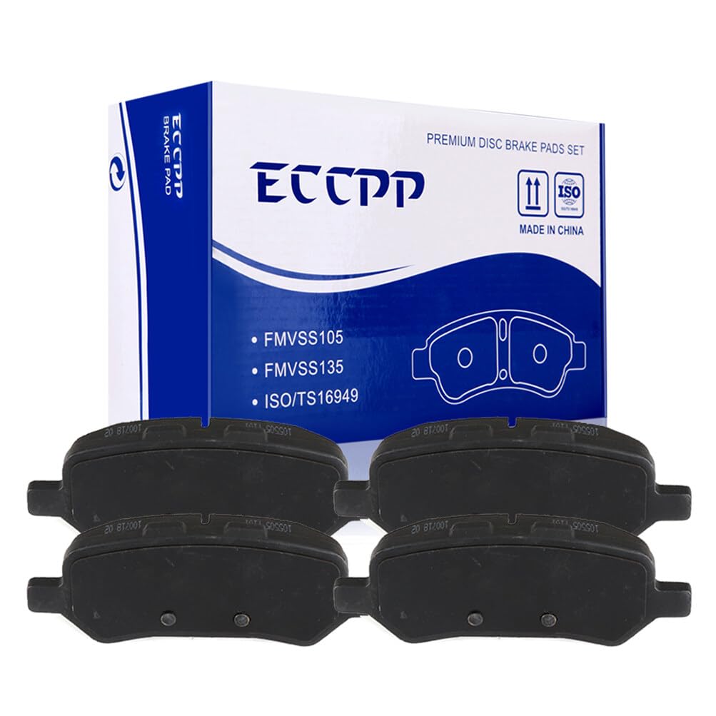 Automuto 4Pcs Rear Ceramic Disc Brake Pads Set D1402 For Toyota Venza 2009-2016